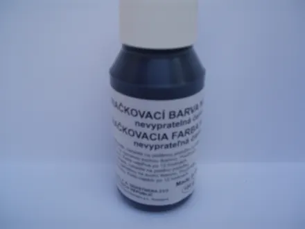 Razítkovací barva nevypratelná