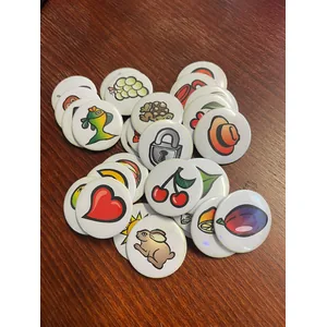 Poznávací značky - magnety průměr 44 mm, motiv R90 (menší)