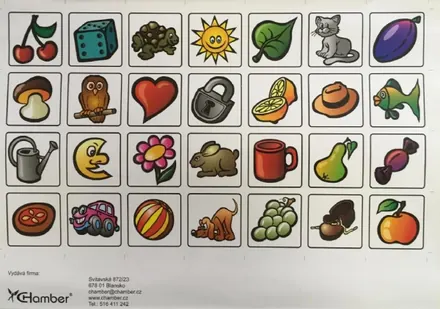 Poznávací značky na plastové samolepící folii - barevné motiv T90